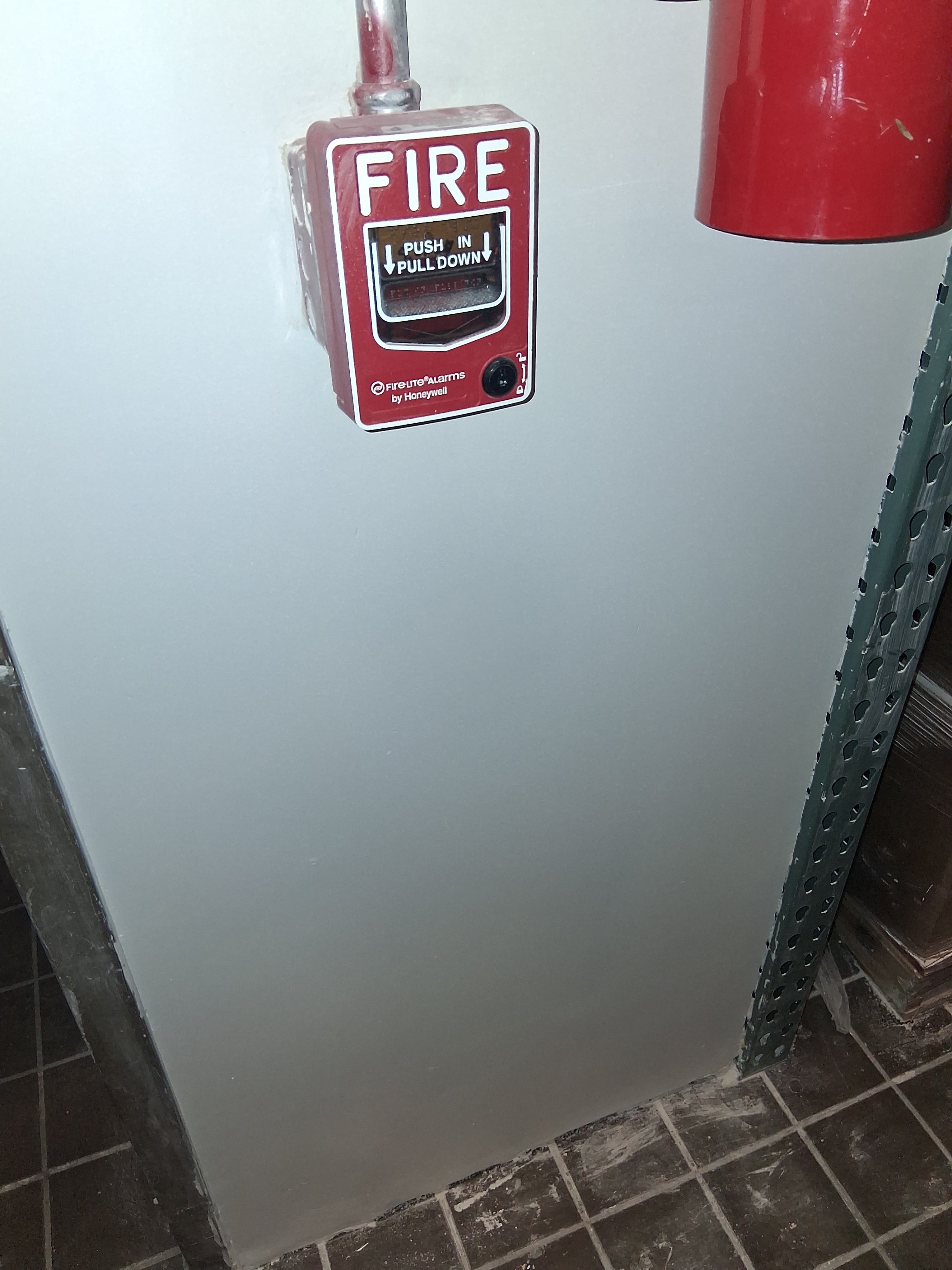Completed commercial drywall repair
